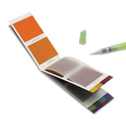 Viviva Colorsheets - Sketcher Set open to show colorsheets with water brush