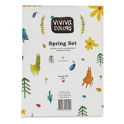 Viviva Colorsheets - Spring Colors, Set of 16 (Back)