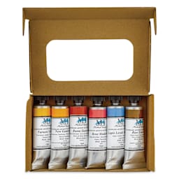 Michael Harding Artists Watercolors - Antique 18th Century Masters, Set of 6, 15 ml, package open