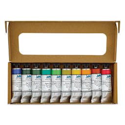 Michael Harding Artists Watercolors - Botanical, Set of 10, 15 ml open package