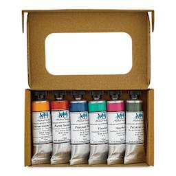 Michael Harding Artists Watercolors - Granulation, Set of 6, 15 ml open package