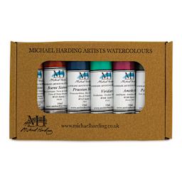 Michael Harding Artists Watercolors - Granulation, Set of 6, 15 ml