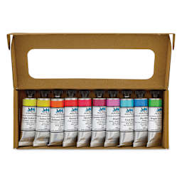 Michael Harding Artists Watercolors - Vivid, Set of 10, 15 ml open package