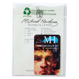 Michael Harding Artists Watercolor - Dot Card, 6 Colors, Earth Tones and Natural Pigments in packaging