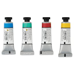 Michael Harding Artists Watercolors - Set of 4, Atmosphere, 15 ml back of tubes