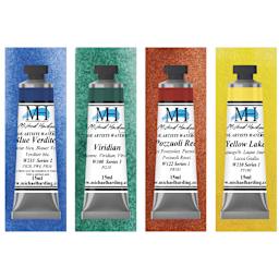 Michael Harding Artists Watercolors - Set of 4, Atmosphere, 15 ml tubes with swatches