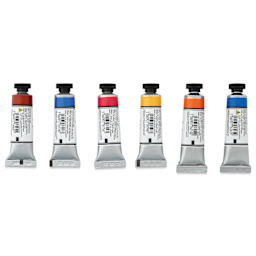 Michael Harding Artists Watercolors - Set of 6, Brienne Brown Essentials, 15 ml back