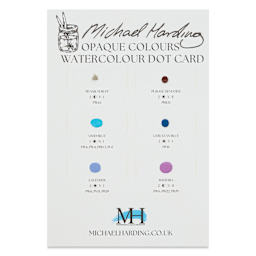 Michael Harding Artists Watercolor - Dot Card, 6 Colors, Opaque