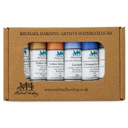 Michael Harding Artists Watercolors - Set of 6, Misty London, 15 ml front of package
