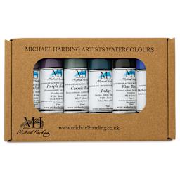 Michael Harding Artists Watercolors - Set of 6, Nocturne, 15 ml front of package