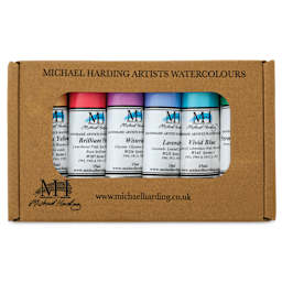 Michael Harding Artists Watercolors - Set of 6, Pastel, 15 ml front of package