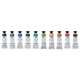 Michael Harding Artists Watercolors - Set of 10, Tropical Nature, 15 ml