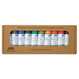 Michael Harding Artists Watercolors - Set of 10, Tropical Nature, 15 ml front of package