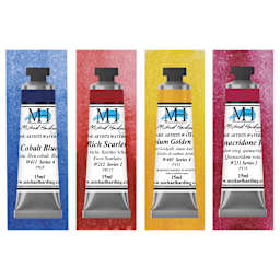 Michael Harding Artists Watercolors - Set of 4, Promise Land, 15 ml tube with swatch