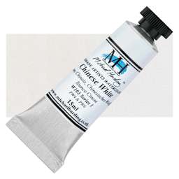 Michael Harding Artists Watercolor - Chinese White, 15 ml tube and swatch