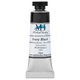 Michael Harding Artists Watercolor - Ivory Black, 15 ml