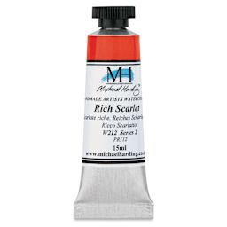 Michael Harding Artists Watercolor - Rich Scarlet, 15 ml