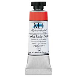 Michael Harding Artists Watercolor - Scarlet Lake Light, 15 ml