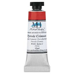 Michael Harding Artists Watercolor - Pyrrole Crimson, 15 ml
