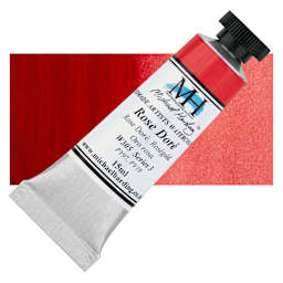 Michael Harding Artists Watercolor - Rose Dore, 15 ml tube and swatch