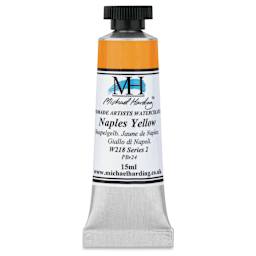 Michael Harding Artists Watercolor - Naples Yellow, 15 ml