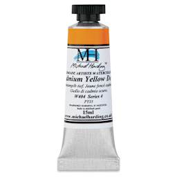 Michael Harding Artists Watercolor - Cadmium Yellow Deep, 15 ml