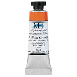 Michael Harding Artists Watercolor - Brilliant Orange, 15 ml