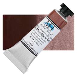 Michael Harding Artists Watercolor - Dark Morellone Earth, 15 ml tube and swatch