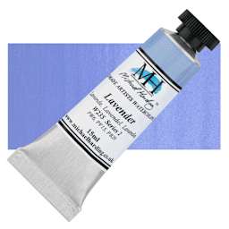 Michael Harding Artists Watercolor - Lavender, 15 ml tube and swatch