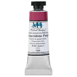 Michael Harding Artists Watercolor - Quinacridone Purple, 15 ml