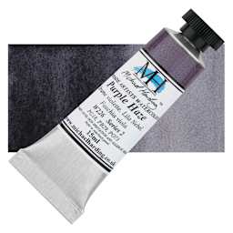 Michael Harding Artists Watercolor - Purple Haze, 15 ml tube and swatch
