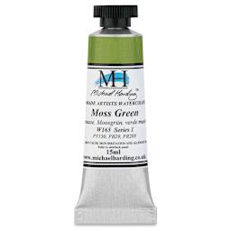 Michael Harding Artists Watercolor - Moss Green, 15 ml