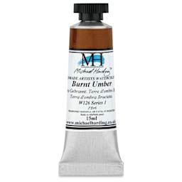 Michael Harding Artists Watercolor - Burnt Umber, 15 ml