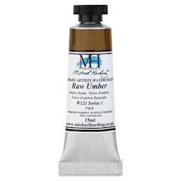 Michael Harding Artists Watercolor - Raw Umber, 15 ml