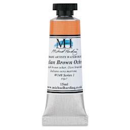 Michael Harding Artists Watercolor - Italian Brown Ochre, 15 ml