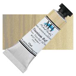 Michael Harding Artists Watercolor - Titanium Buff, 15 ml tube and swatch