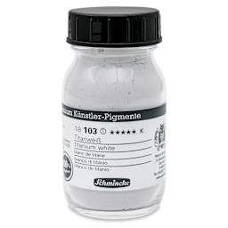 Schmincke Pigment - Titanium White, 100 ml Jar