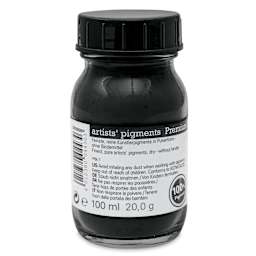 Schmincke Pigment - Lamp Black, 100 ml Jar back