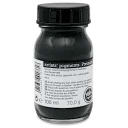 Schmincke Pigment - Ivory Black, 100 ml Jar back