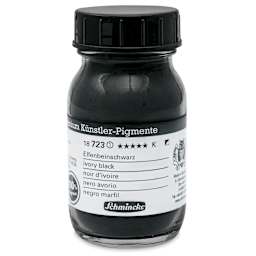 Schmincke Pigment - Ivory Black, 100 ml Jar