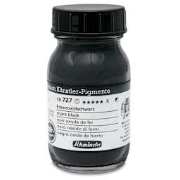 Schmincke Pigment - Black Iron Oxide, 100 ml Jar