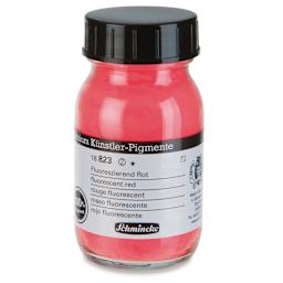 Schmincke Pigment - Fluorescent Red, 100 ml Jar