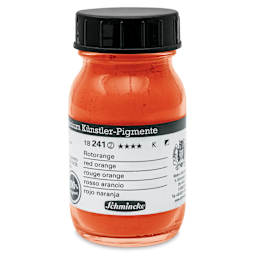 Schmincke Pigment - Red Orange, 100 ml Jar