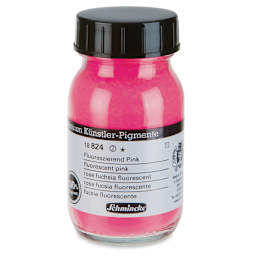 Schmincke Pigment - Fluorescent Pink, 100 ml Jar