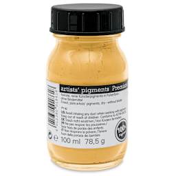 Schmincke Pigment - Yellow Ochre, 100 ml Jar back