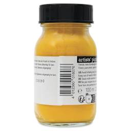 Schmincke Pigment - Indian Yellow, 100 ml Jar back