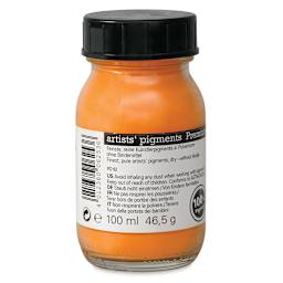 Schmincke Pigment - Orange, 100 ml Jar back