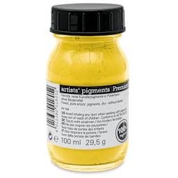 Schmincke Pigment - Brilliant Yellow, 100 ml Jar back