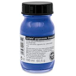 Schmincke Pigment - Ultramarine Blue Light, 100 ml Jar back