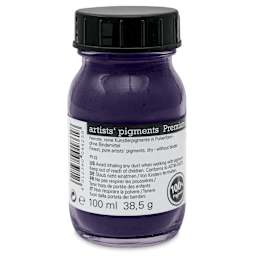 Schmincke Pigment - Blue Violet, 100 ml Jar back
